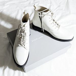 Everlane modern utility lace up boots